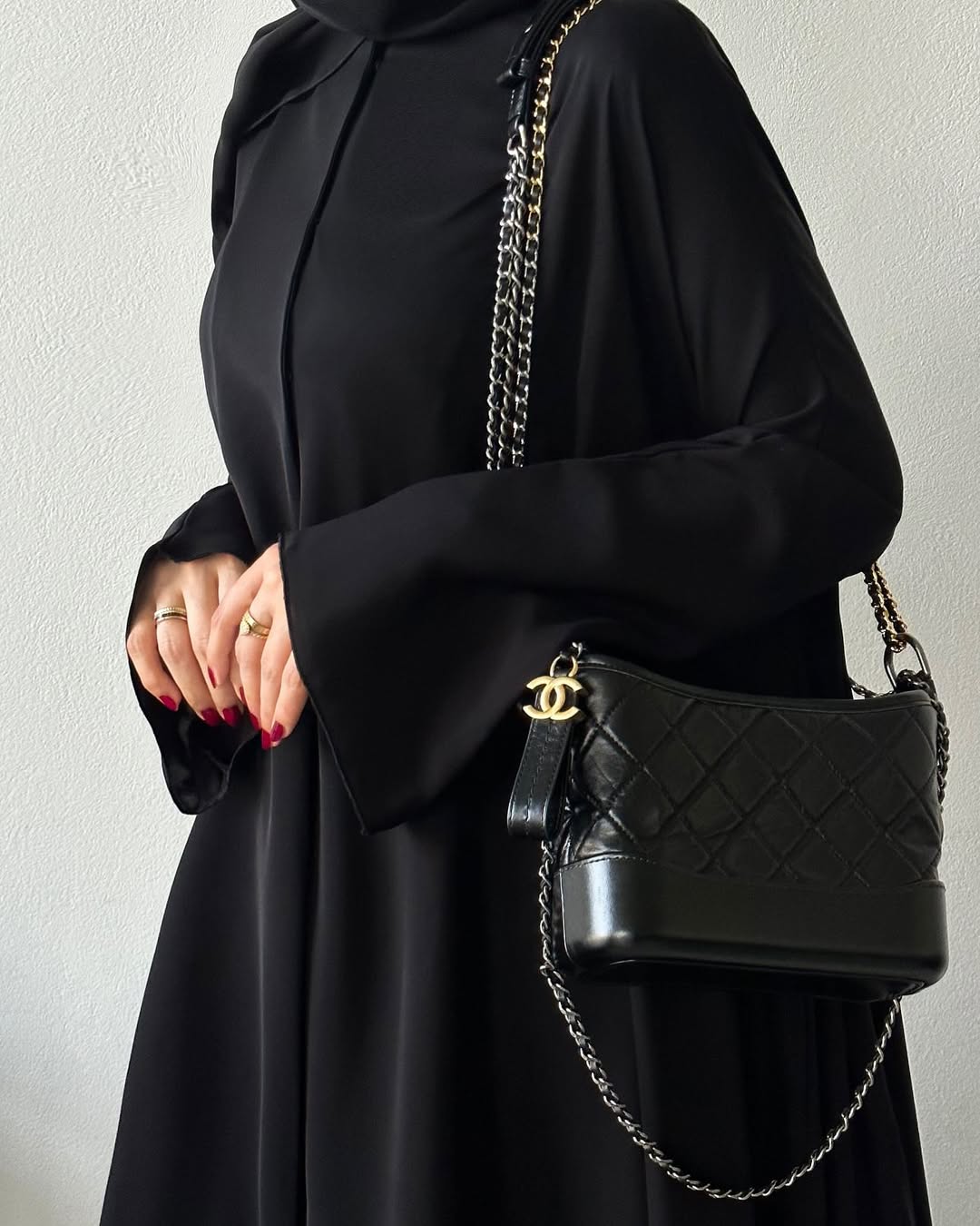 Black Plain Summer Abaya 010