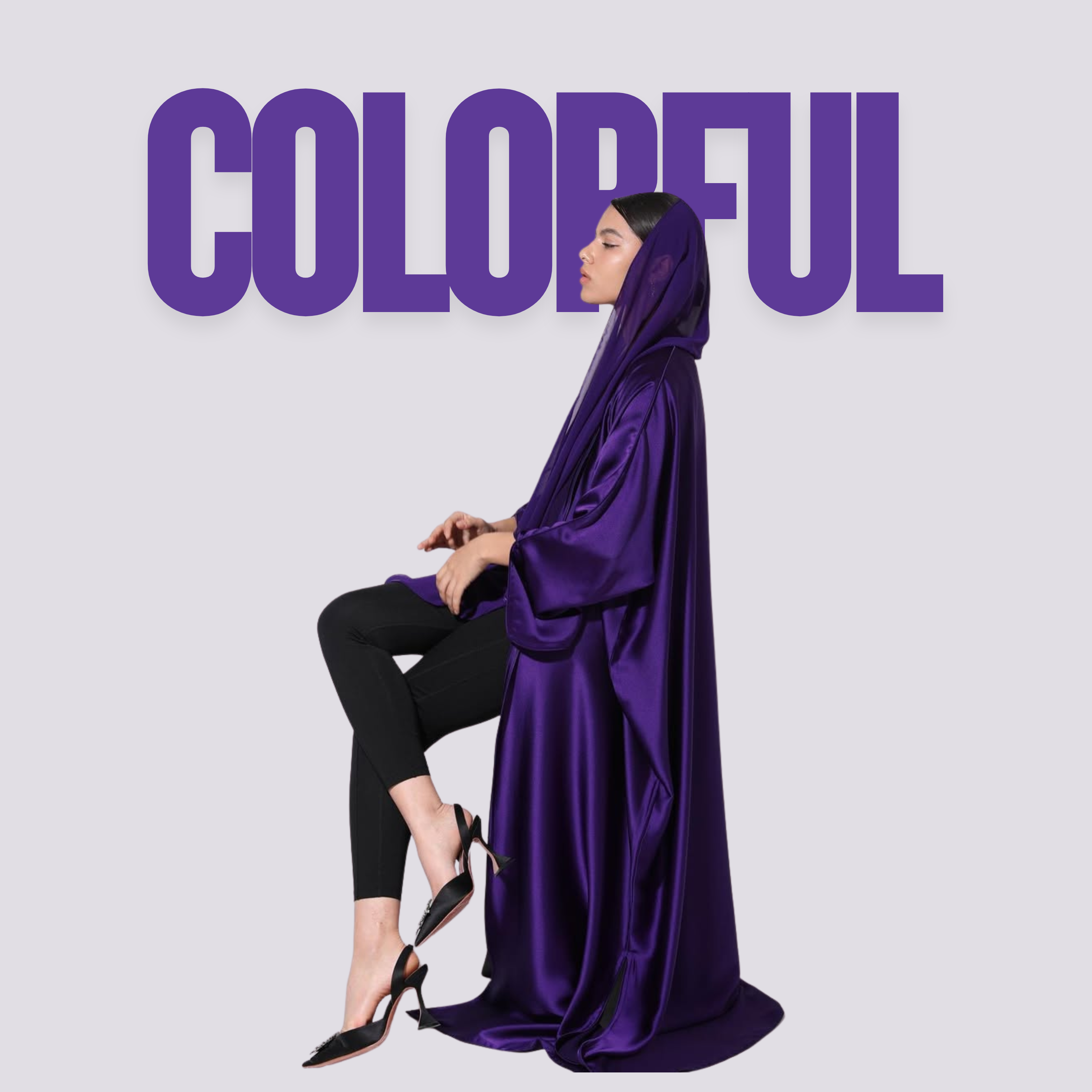 Colored Abaya