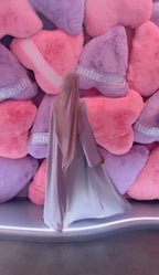 Reversible Abaya Lilac & Pink