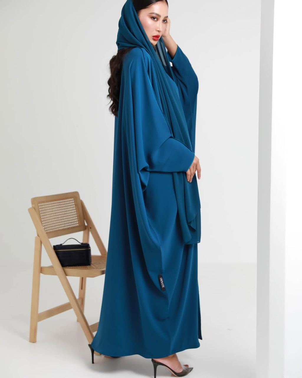 Teal Loose Fit Abaya