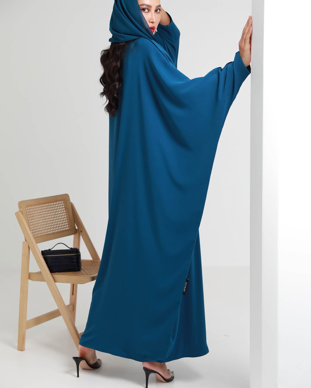 Teal Loose Fit Abaya