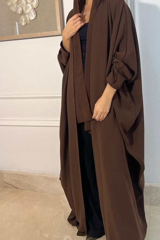 Brown Loose Fit Abaya