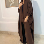 Brown Loose Fit Abaya