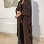 Brown Loose Fit Abaya