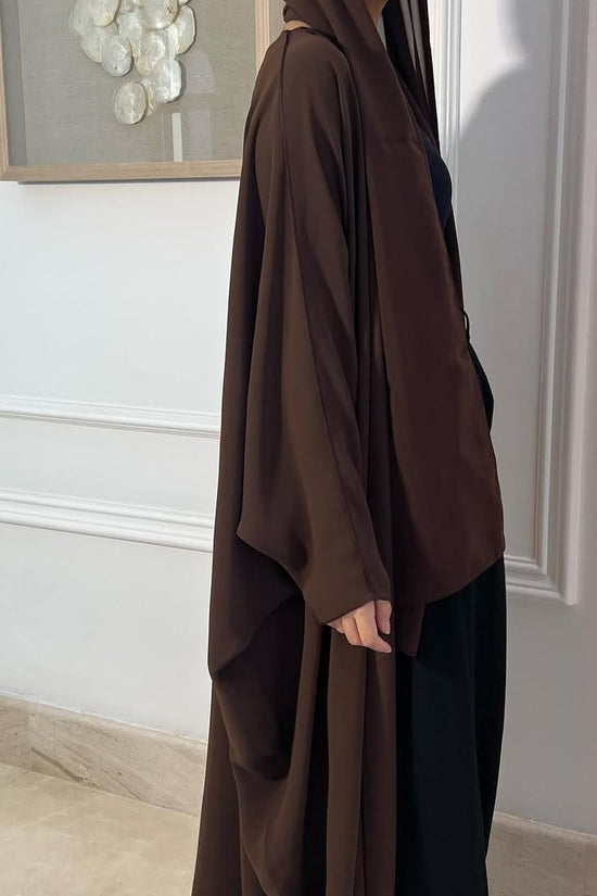 Brown Loose Fit Abaya