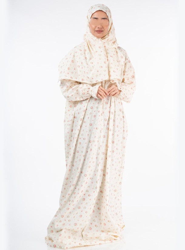 Printed Cotton/linen Soft Prayer Dress