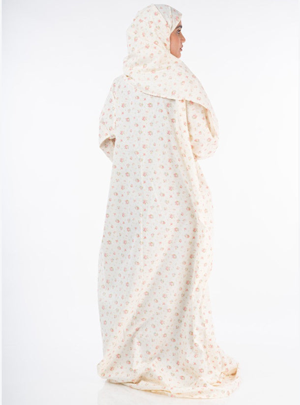 Printed Cotton/linen Soft Prayer Dress