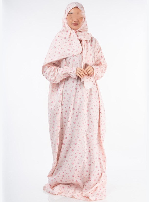 Printed Cotton/linen Soft Prayer Dress