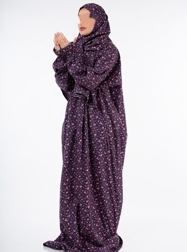 Printed Cotton/linen Soft  Prayer Dress