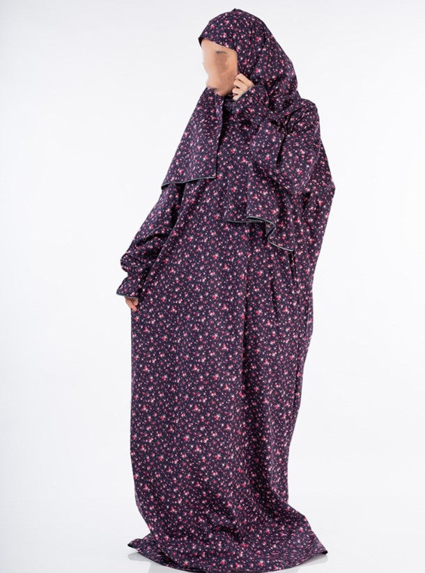 Printed Cotton/linen Soft  Prayer Dress