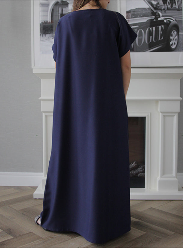 Under Abaya Dress - Blue