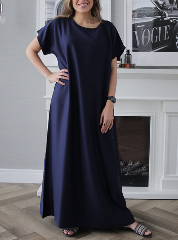 Under Abaya Dress - Blue