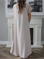Under Abaya Dress - White