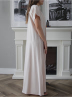 Under Abaya Dress - White