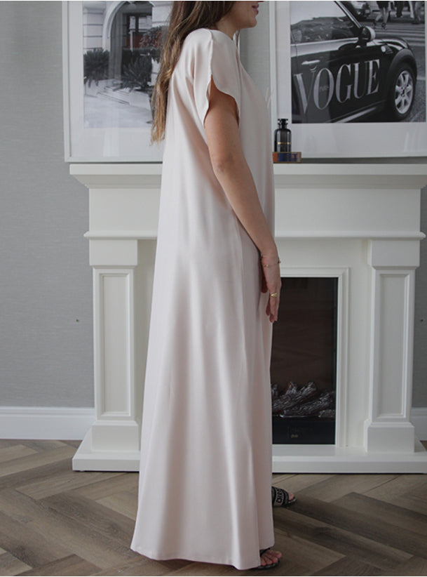 Under Abaya Dress - White