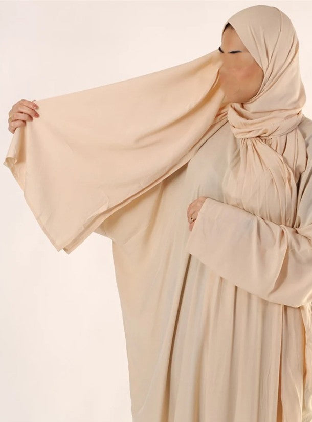 Plain Cotton/linen Soft Prayer Dress