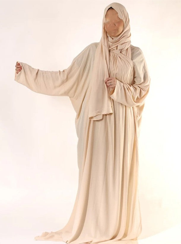 Plain Cotton/linen Soft Prayer Dress