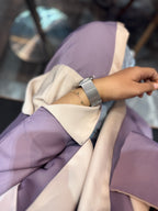 Reversible Abaya with Shaila , Mauve & Beige