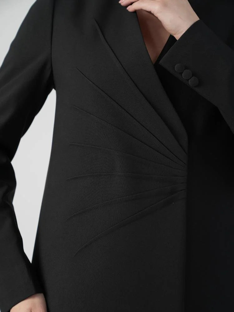 Horizon blazer abaya with Shiala