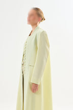 Butter Yellow Straight Abaya - Can be Customized in many colors