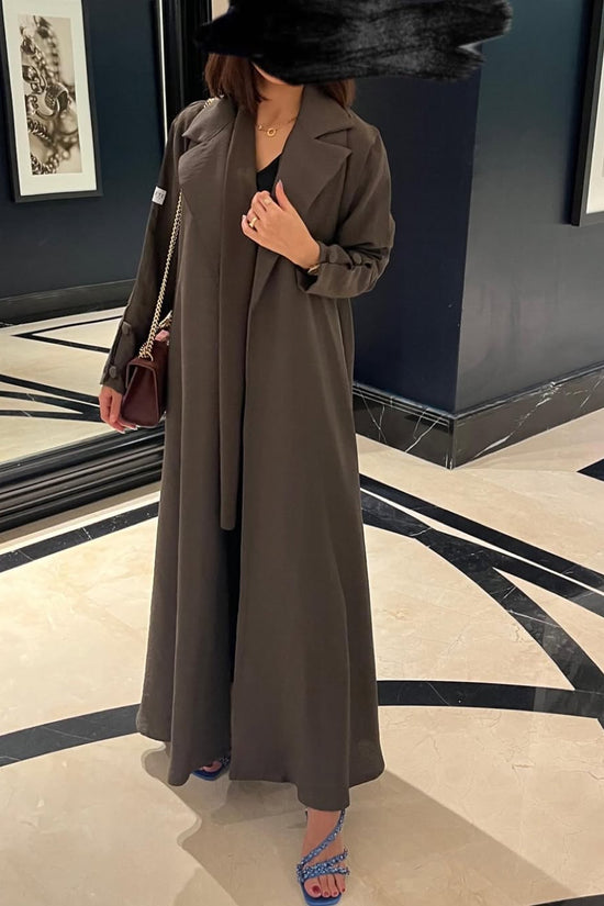 Olive Green Sleeves details Abaya