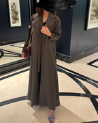 Olive Green Sleeves details Abaya