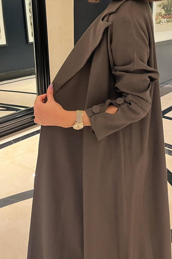 Olive Green Sleeves details Abaya