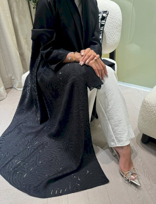 Self work Black Abaya