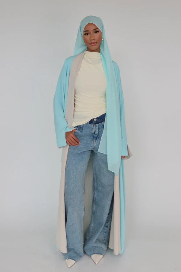 Reversible Abaya Blue