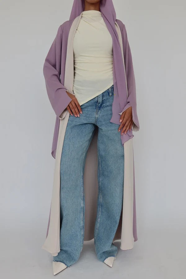 Reversible Abaya Lilac