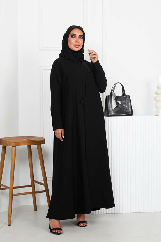 Black Crepe Abaya