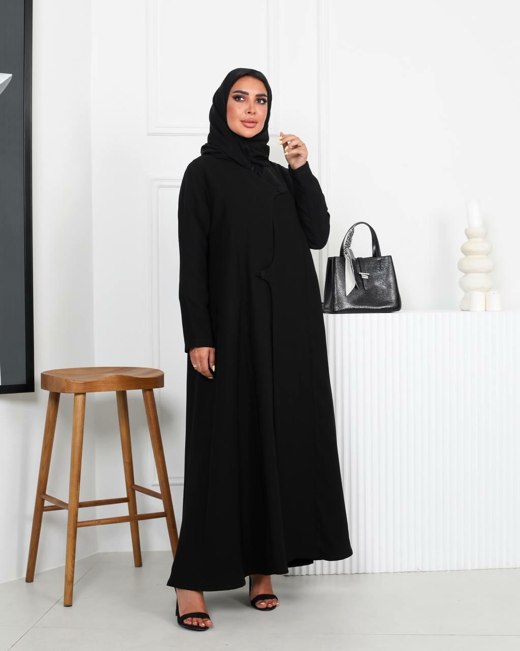Black Crepe Abaya
