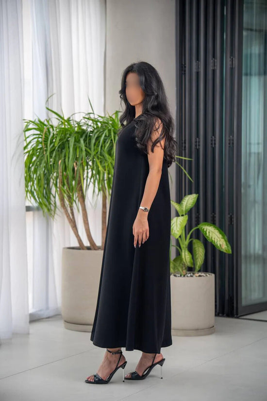 Black Crepe Dress