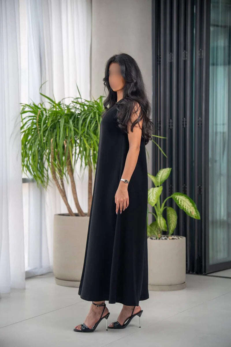 Black Crepe Dress