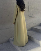 Sage Structured Coat Style Abaya with Shaila