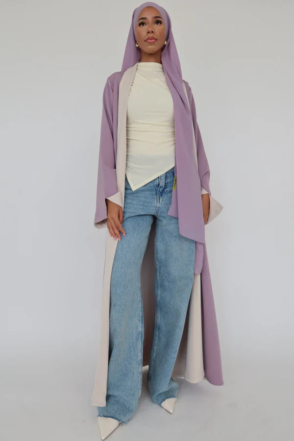 Reversible Abaya Lilac