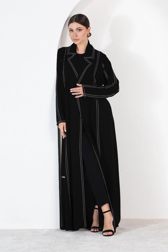 Blazer Black Thread Abaya
