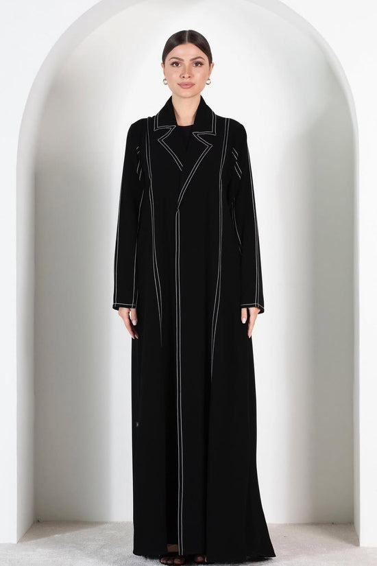 Blazer Black Thread Abaya