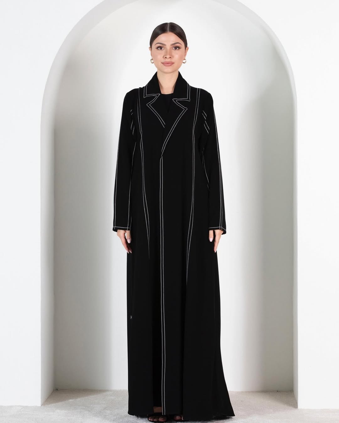 Blazer Black Thread Abaya