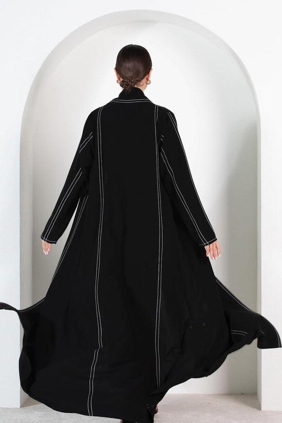 Blazer Black Thread Abaya