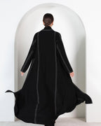 Blazer Black Thread Abaya