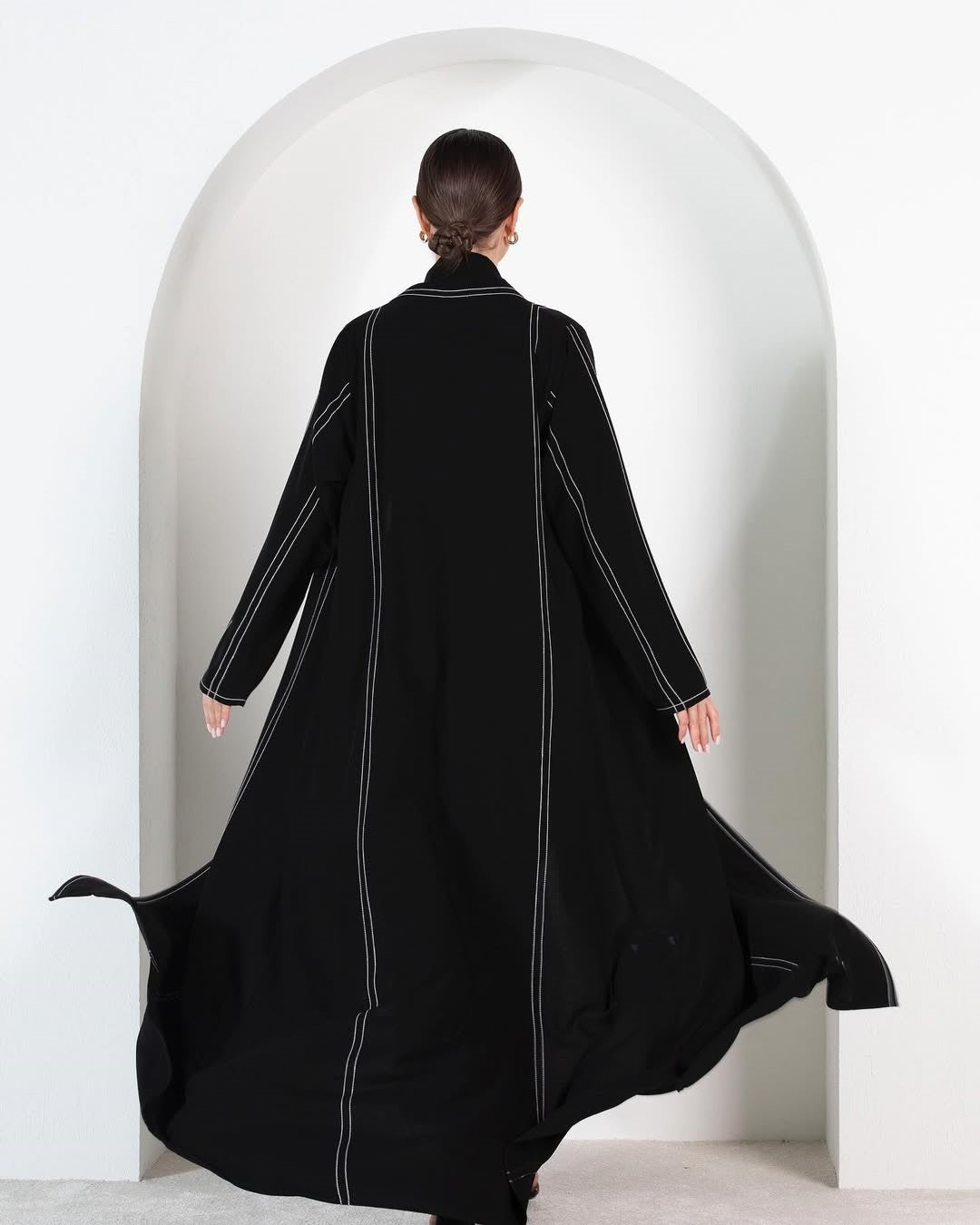 Blazer Black Thread Abaya