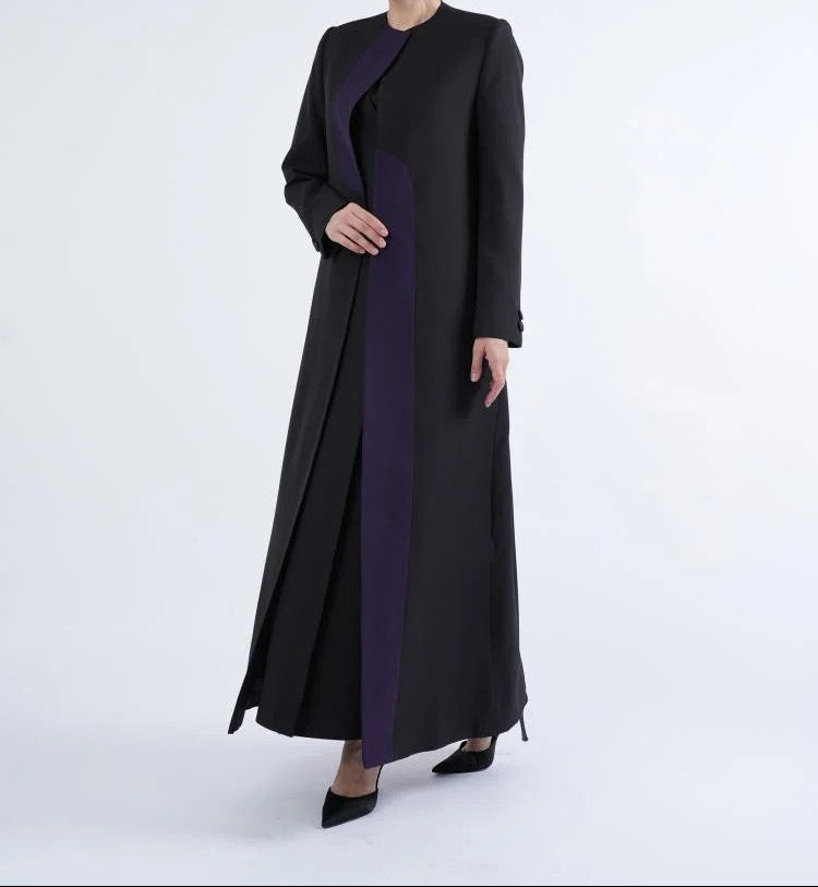 Black Blazer with Front Detailing