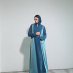 Ocean Blue Abaya with Shaila