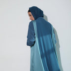 Ocean Blue Abaya with Shaila