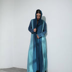Ocean Blue Abaya with Shaila