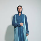 Ocean Blue Abaya with Shaila