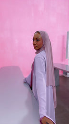 Reversible Abaya Lilac & Pink