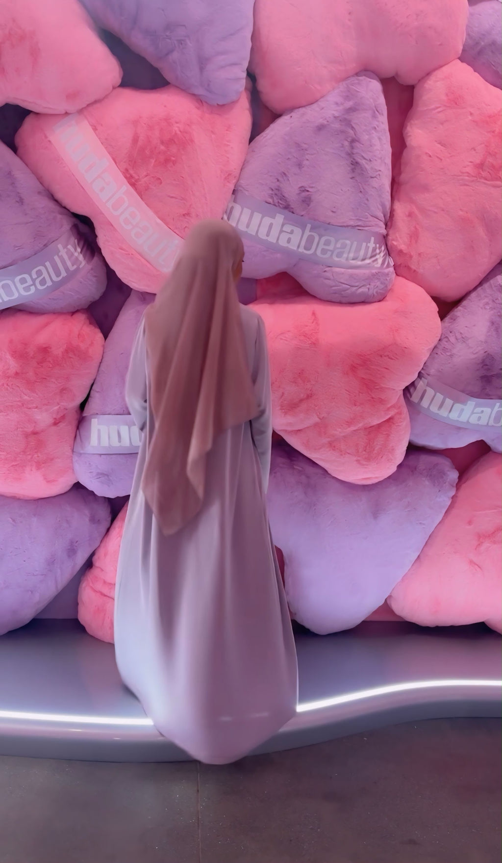 Reversible Abaya Lilac & Pink