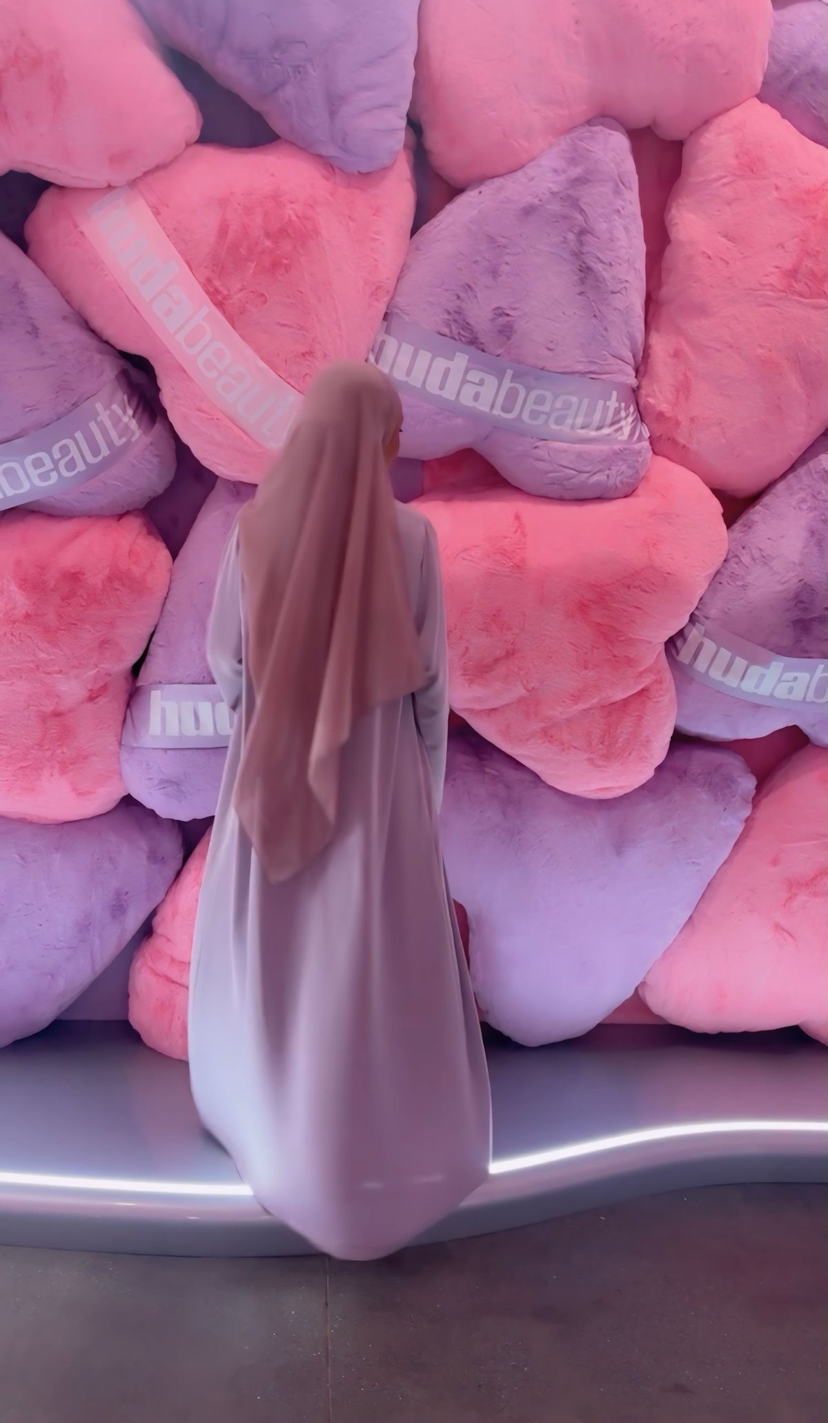 Reversible Abaya Lilac & Pink